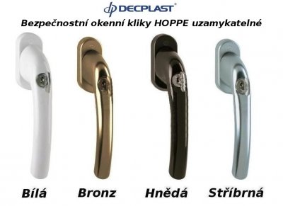 Hoppe s knoflíkem uzamykatelné